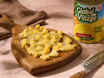 Ananasų sūrio pyragas Žingsnis 6