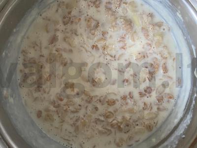 Daugiagrūdė košė su pienu ir bananais Žingsnis 4