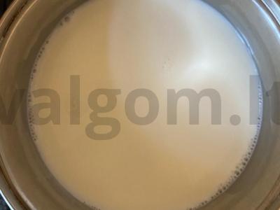 Šokoladinis pudingas su kukurūzų krakmolu Žingsnis 1