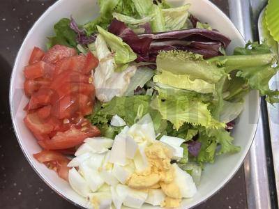 Baltymų salotos su krevetėmis Žingsnis 6