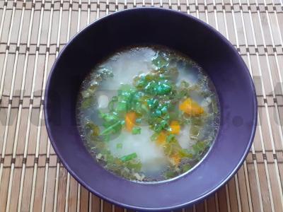 Vištienos sriuba su ryžiais ir rūgštynėmis pagrindine nuotrauka