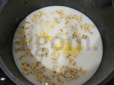 Kasha „Draugystė“ su uogomis ant pieno Žingsnis 2