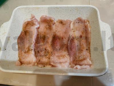 Kepta kiauliena su grybais ir sūriu vakarienei Žingsnis 2