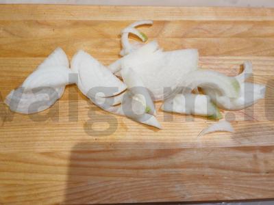 Kepta kiauliena su grybais ir sūriu vakarienei Žingsnis 3