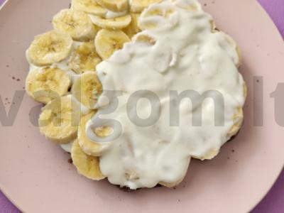 Banano tortas su pieniniu šokoladu Žingsnis 3