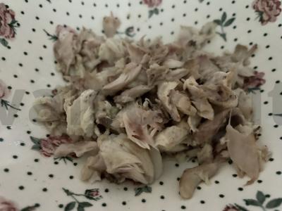 Borsčas su pomidorų tyrė Žingsnis 8