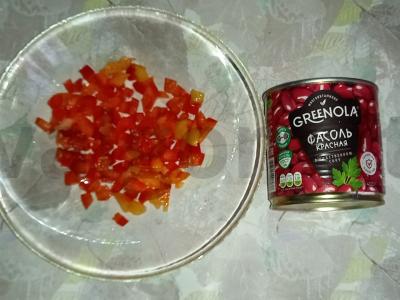 Salotos su jūros kopūstais ir daržovėmis Žingsnis 1