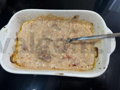 Grietinėlės makaronai su feta ir vyšniniais pomidorais per 20 minučių Žingsnis 7