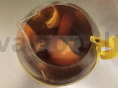 Cikorijos gėrimas su mandarinų sultimis ir mėtomis pagrindine nuotrauka