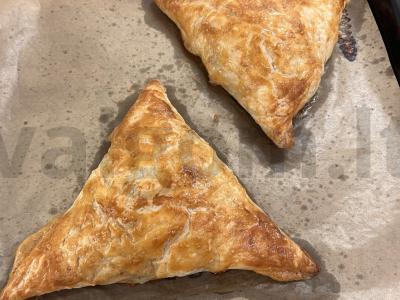 Tortai iš roti plokštelių su kalakutiena Žingsnis 5