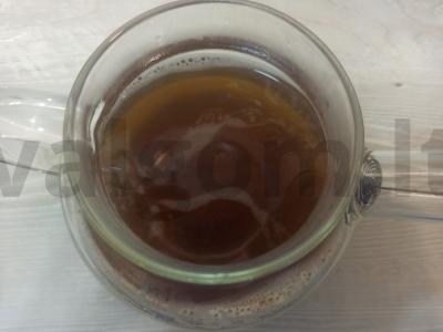 Cikorijos gėrimas su pienu ir braškių sirupu Žingsnis 4