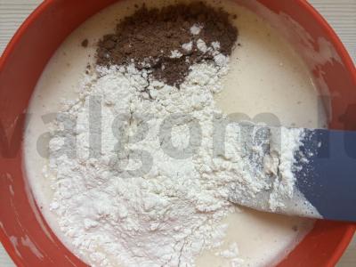 Šokoladinis keksiukas su rjaženka Žingsnis 5