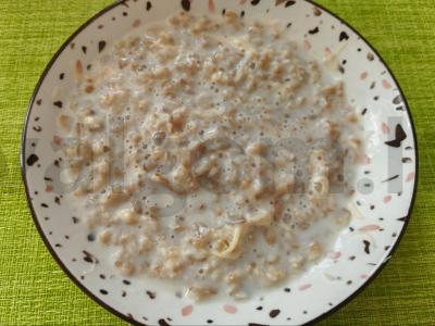 Avižinė košė su sūriu ir riešutais Žingsnis 10