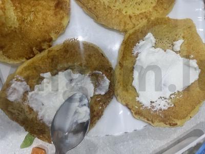 Blynai su cukatais ir grietine Žingsnis 7