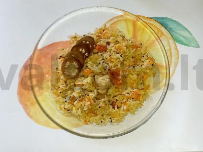 Kiaulienos plovas su kmynais pagrindine nuotrauka