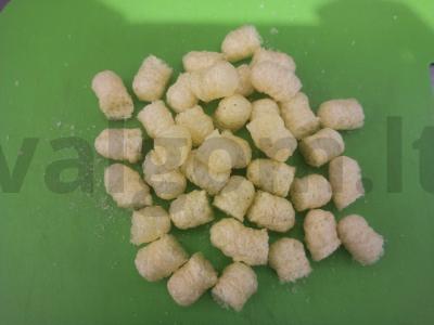 Vasaros desertas su arbūzu, persiku ir kukurūzų lazdelėmis Žingsnis 1