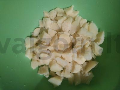 Bulvių salotas su actu ir žaliu svogūnu Žingsnis 2