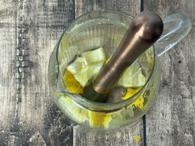 Arbata su citrina ir vyšniomis Žingsnis 2