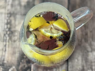 Arbata su citrina ir vyšniomis Žingsnis 4