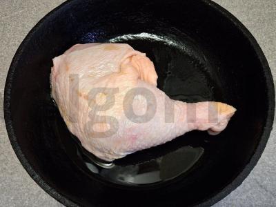 Kiaulienos šlaunelė gruziniškai su kuskusu Žingsnis 1