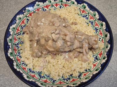 Kiaulienos šlaunelė gruziniškai su kuskusu Žingsnis 8