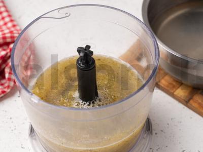 Tartaletės su žemės riešutų pasta ir marinuotų agurkų žele Žingsnis 6