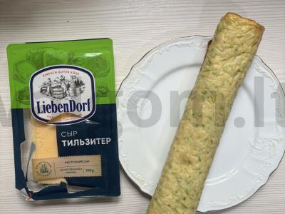 Cukinijų ritinys su sūriu Žingsnis 11