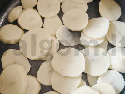 Bazė su kukurūzais Žingsnis 1