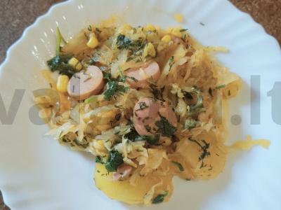 Bazė su kukurūzais Žingsnis 9