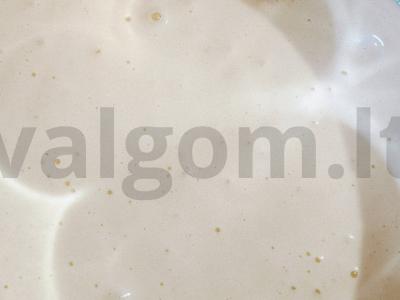 Tiramisu desertas su tirpiu kakava Žingsnis 1