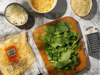 Labai sūrio makaronai su špinatais Žingsnis 2