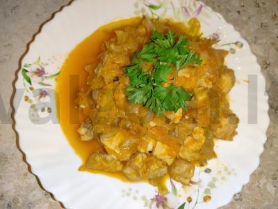 Troškinta kopūstai su vištiena Žingsnis 7