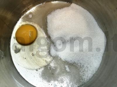 Kremas su apelsinų sultimis ir žievele Žingsnis 1