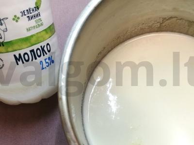 Kremas su apelsinų sultimis ir žievele Žingsnis 2