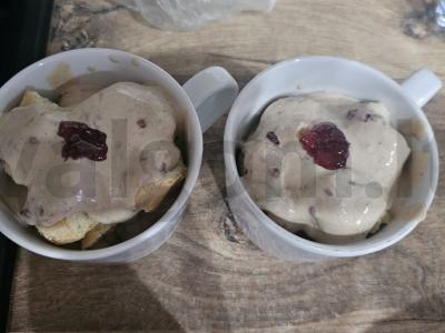 Skanus desertas su vyšnių varške ir uogiene Žingsnis 9