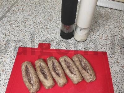 Įdarytos dešrelės vakarienei Žingsnis 1