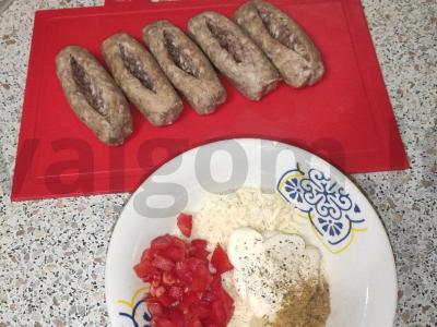 Įdarytos dešrelės vakarienei Žingsnis 2