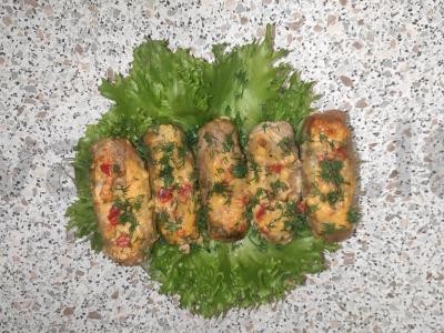 Įdarytos dešrelės vakarienei Žingsnis 5