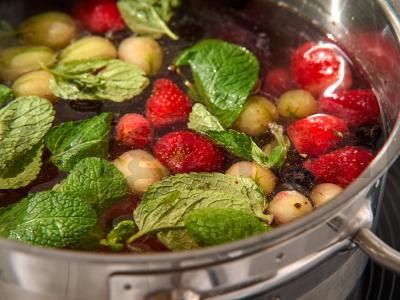 Aromatingas limonadas iš kompotų mišinio Žingsnis 2