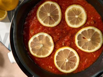 Baklažanų troškinys su žirniais Žingsnis 4