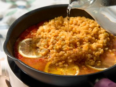 Baklažanų troškinys su žirniais Žingsnis 5