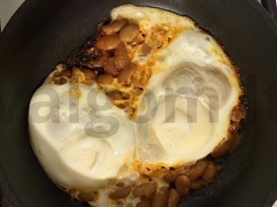 Grikių, avokado, pupelių ir kiaušinių dubuo Žingsnis 5