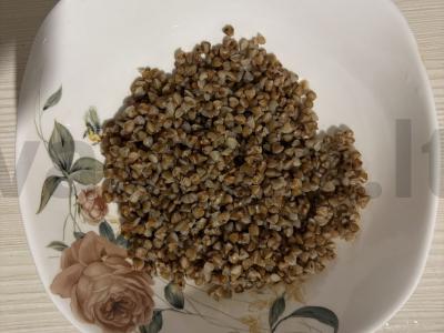 Grikių, avokado, pupelių ir kiaušinių dubuo Žingsnis 7