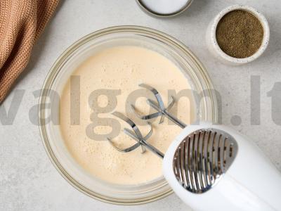 Cukinijų ir žiedinių kopūstų apkepas Žingsnis 4