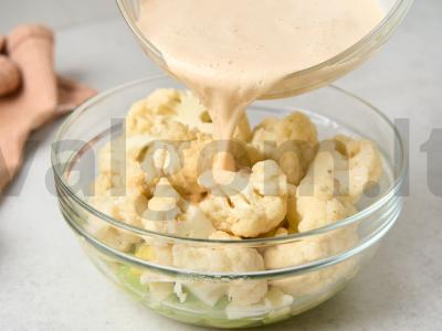 Cukinijų ir žiedinių kopūstų apkepas Žingsnis 5