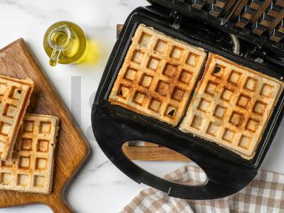 Avižiniai vafliai Žingsnis 7