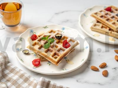 Avižiniai vafliai pagrindine nuotrauka