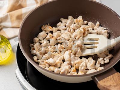 Kepinys su vištiena ir voveraitėmis Žingsnis 3