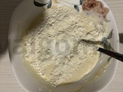 Saldi tortilija keptuvėje iš islandiško skyr Žingsnis 6