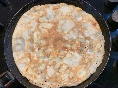 Blynai su cukinija ir sūriu Žingsnis 6